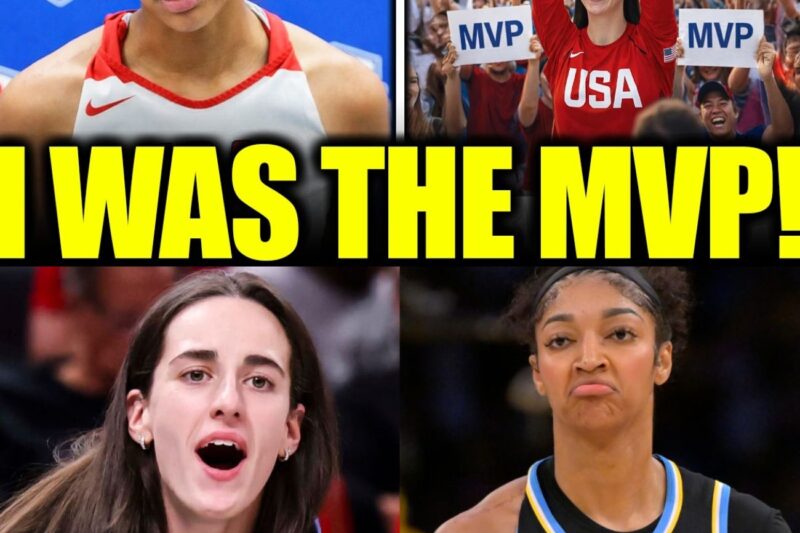 Angel Reese CLAIMS ‘ROBBED’ After Caitlin Clark Wins MVP For Team USA!