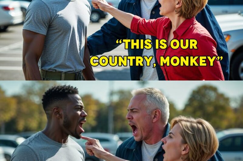 Racist Couple ATTACKS Black Navy Seal Over Parking Spot, 7 Minutes Later Karma Strikes 