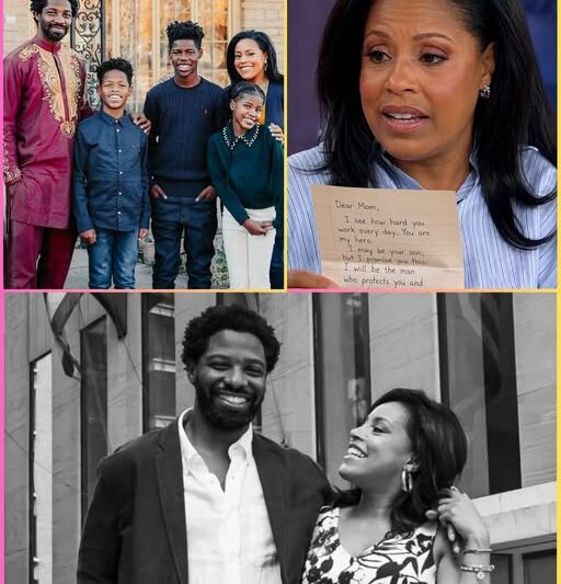 Sheinelle Jones Opens Up About Raising Three Children Alone After Tragic Loss, Finds Hope in a Handwritten Letter from Her Son