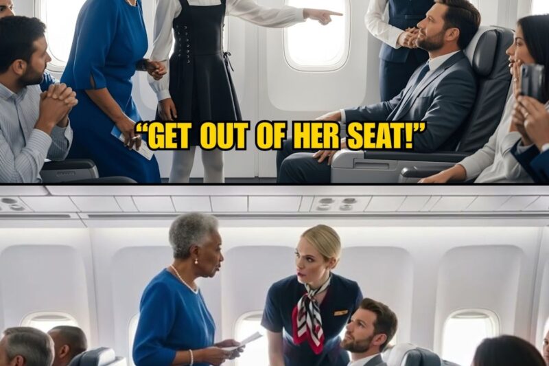 Brave little girl defends Black elderly woman in first class after passenger takes her seat 
