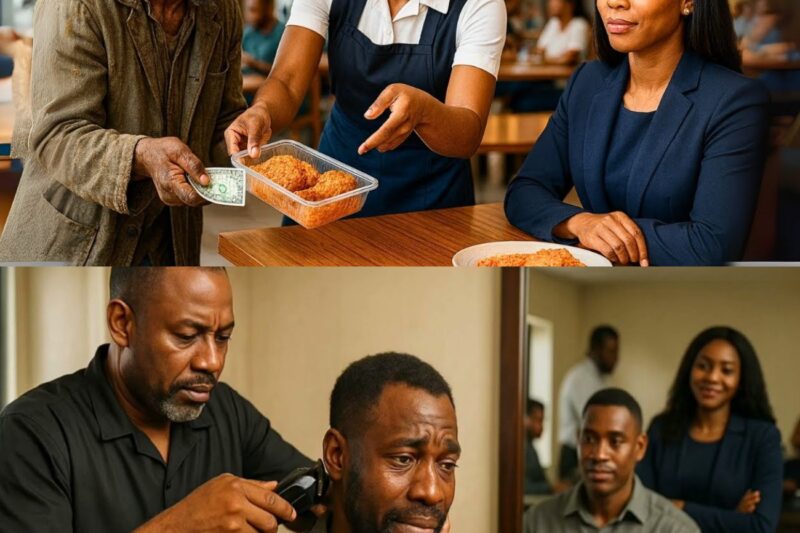  Homeless Beggar Only Had $1 For A Meal, Billionaire Single Mom Watched, What She Did Will Shock You
