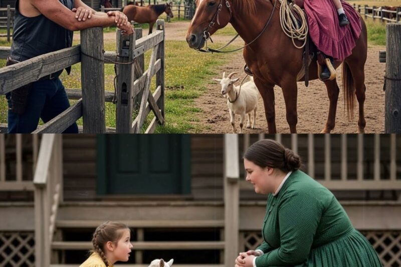 The Rancher Hadn’t Smiled in 7 Years—Until The Obese Widow’s Little Girl Said “My Mama Can Fix That”