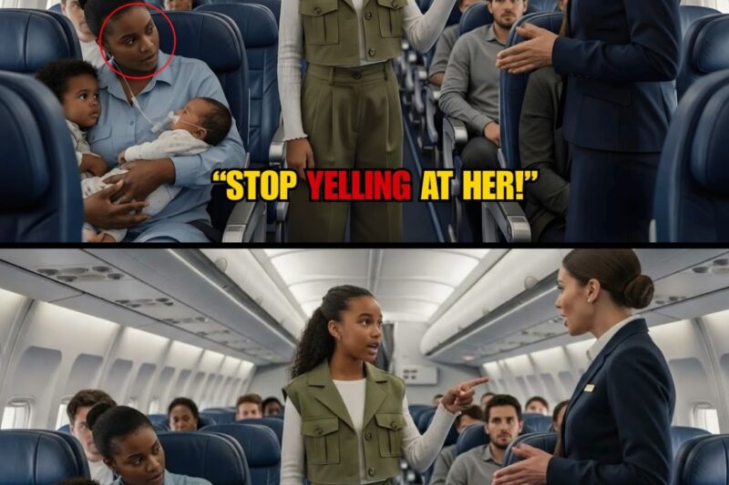 Young Black Girl Shocks Entire Flight Crew After Upgrading Sick Black Woman and Her Daughters to … 