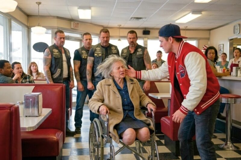 Bullies Humiliated a Disabled Elderly Woman in a Diner — Minutes Later, Bikers Changed Everything 