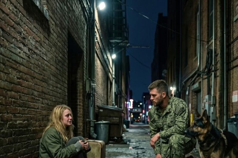 A Navy SEAL Comes Home With His K9 and Saves a Homeless Woman, A Journey of Truth and Family Begins 