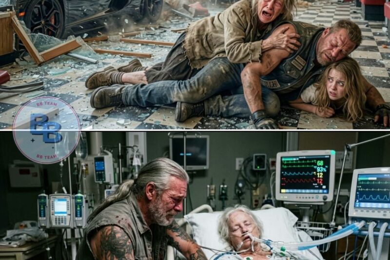 Evicted Old Lady Shielded Biker’s Family In A Drive-By—1000 Bikers Waited Outside Hospital