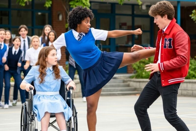 They Pushed a Disabled Girl Out of Her Wheelchair—Then One Black Girl Fought Back and Shocked the School