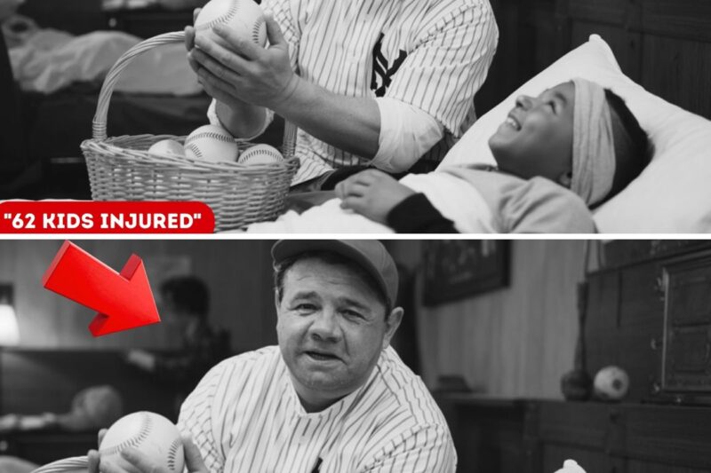 62 Kids Injured in Stadium Stampede — Babe Ruth Showed Up With Basket — What Kids Did 1 Week Later