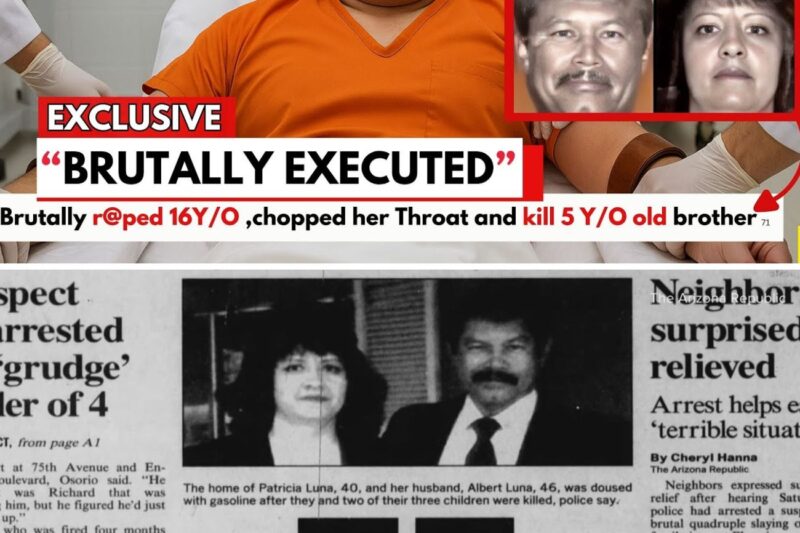 JUST IN:Arizona Executes Family Killer After 32yrs on Death Row | Last Words: “I Lost Control”