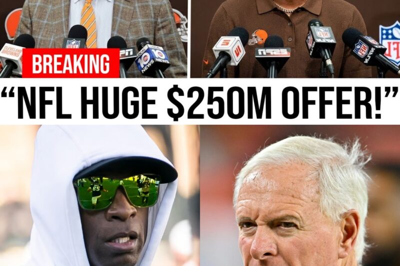 Cleveland launches an insane blockbuster offer to land Deion Sanders, offering total control to ignite a shocking, historic father-son dynasty with Shedeur!