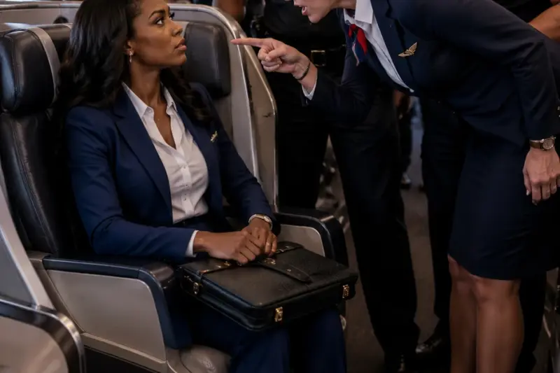 She Was Pulled From First Class Like a Criminal. Eleven Minutes Later, The Airline Implored Her To Save Them