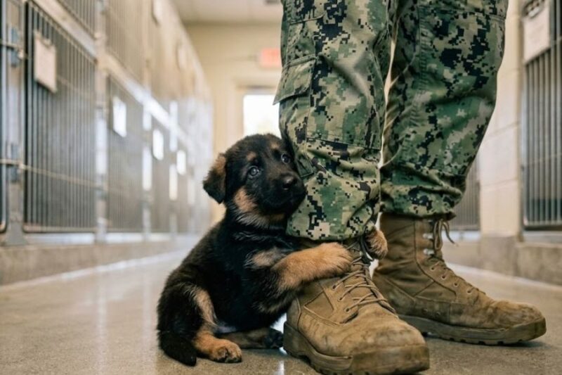 The Shelter Puppy Chose the “Wrong” Navy SEAL… Until He Understood Why 