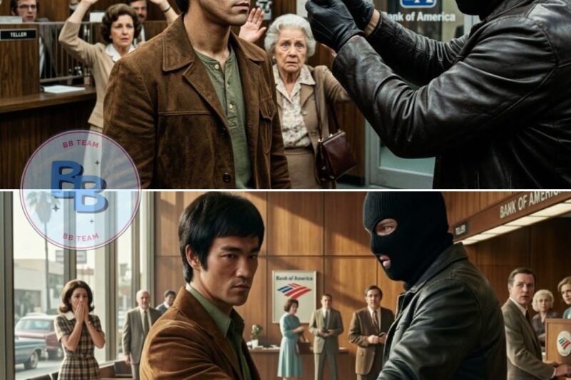 Bruce Lee in Bank of America During a Robbery – Larry Pointed a Gun “Don’t Move!” – 3 Seconds Later