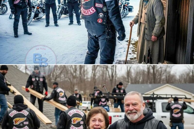 She Opened Her Door to a Freezing Hell’s Angel’s Father — The Bikers’ Return Was Unforgettable