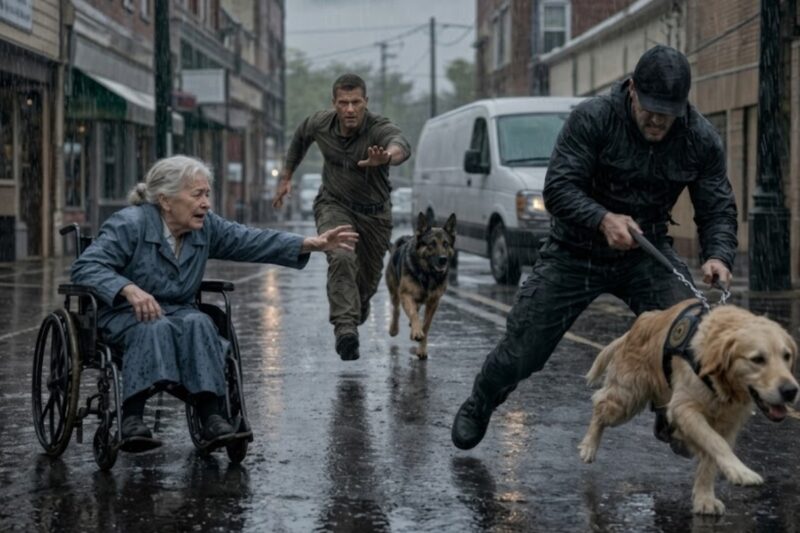 A Cruel Gang Took Her Therapy Dog in the Storm—Big Mistake… A Retired SEAL Was Watching