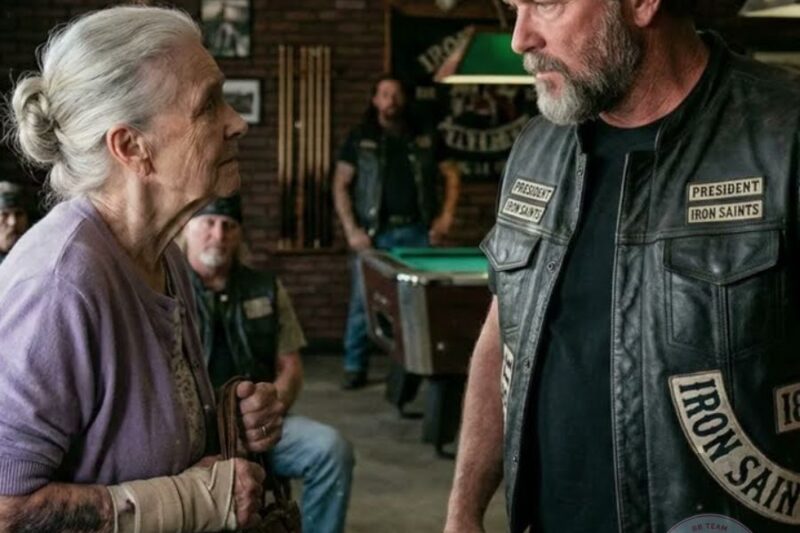 Old Lady With Bruised Arm Asked Bikers ‘Can I Work Here?’ — The Truth Left The Hell Angels Shattered