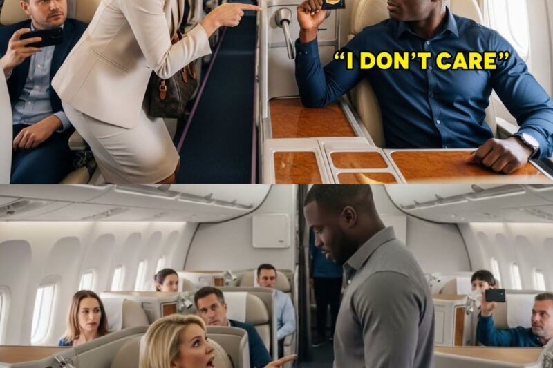 Entitled White Woman Slaps Black Man In First Class, Unaware He Is An Air Marshal 