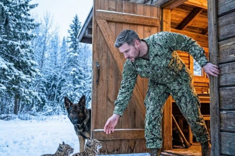 Navy SEAL Saved Three Freezing Bobcat Cubs — A Beautiful Story Followed 