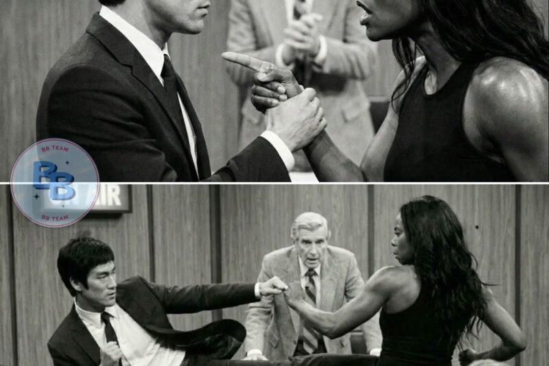 Bruce Lee On Live TV When Laila Ali Grabbed His Collar—8 Seconds Later NBC Cut The Feed