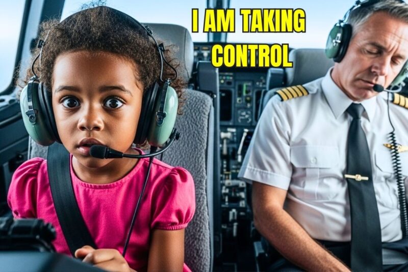 Plane was about to crash with 222 passengers — Until an 11-year-old black girl grabbed the controls