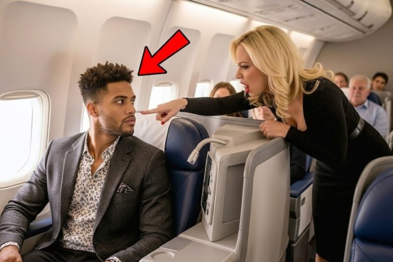Woman Insults Black Passenger for His Seat — She Freezes When He Says, “I Own This Airline.”