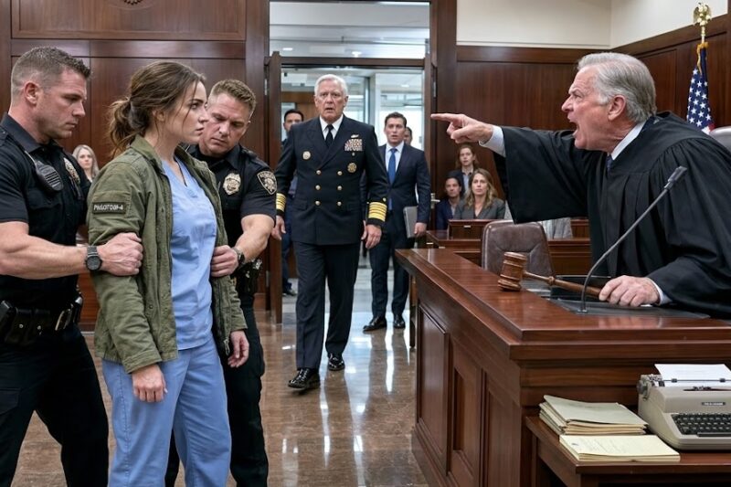 “Take That Off,” the Judge Yelled at the Nurse — Until a SEAL Admiral Heard Her Call Sign