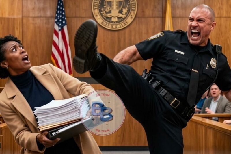Corrupt Cop Kicks Black Woman in Court Hallway — Then Learns She’s the New Police Chief