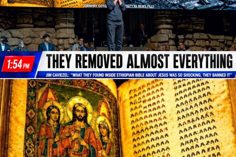 Jim Caviezel: “What They Found Inside Ethiopian Bible About Jesus Was So Shocking, They Banned It”