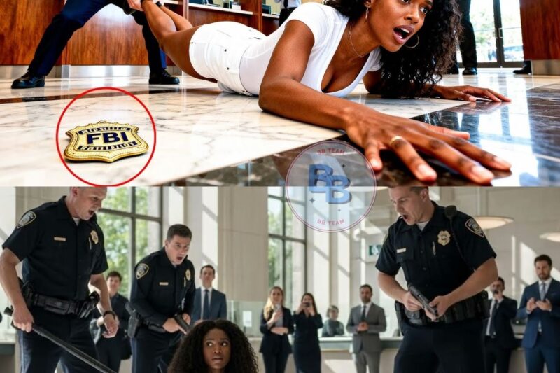 Cops Drag White Woman Across Bank Lobby, Then Her FBI Badge Falls Out
