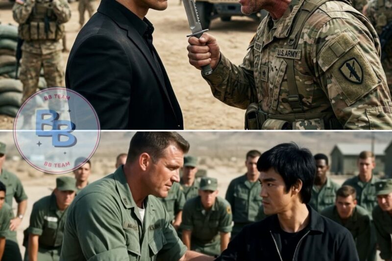 Bruce Lee Visited Army Base “Show Me Real Combat!” Colonel Drew His Knife – 9 Seconds Later