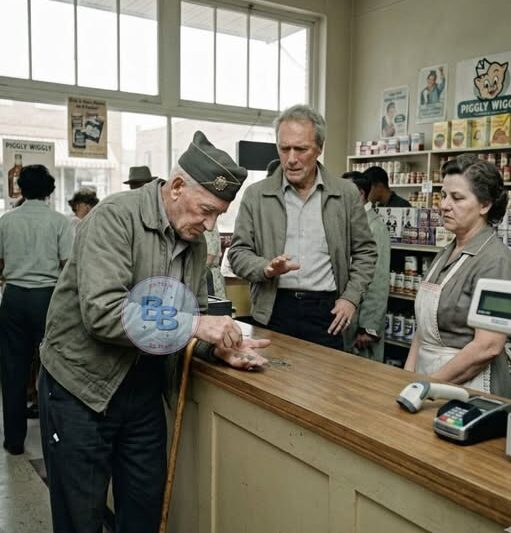 War Hero Counted Coins for BREAD — NEXT, What Clint did Next STUNNED Entire Store