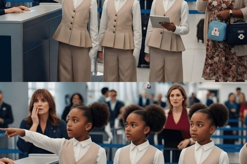 8-Year-Old Trillionaire Triplets Buy Entire Plane after Gate Agent Ignores Black Family’s Medical…