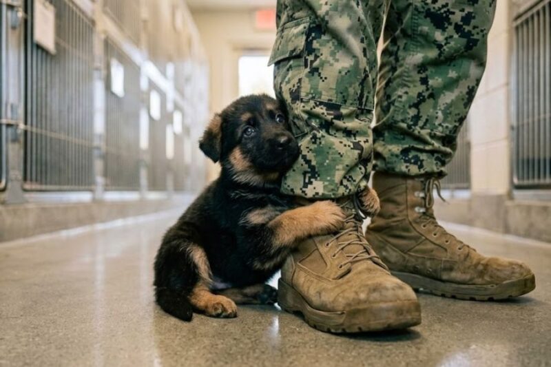 The Shelter Puppy Chose the “Wrong” Navy SEAL… Until He Understood Why