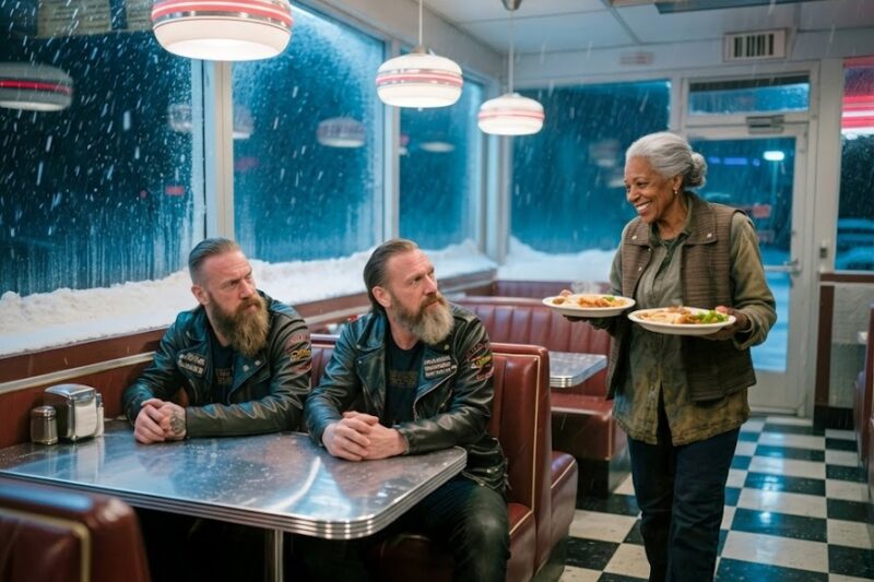 Kind Old Lady Shelters 15 Hells Angels During a Snowstorm, Next Day 100 Bikes Line Up at Her Door