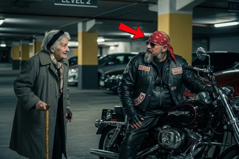 Limping 79-Year-Old Woman Asked Hells Angels: “Can You Walk Me to My Car?” — Then This