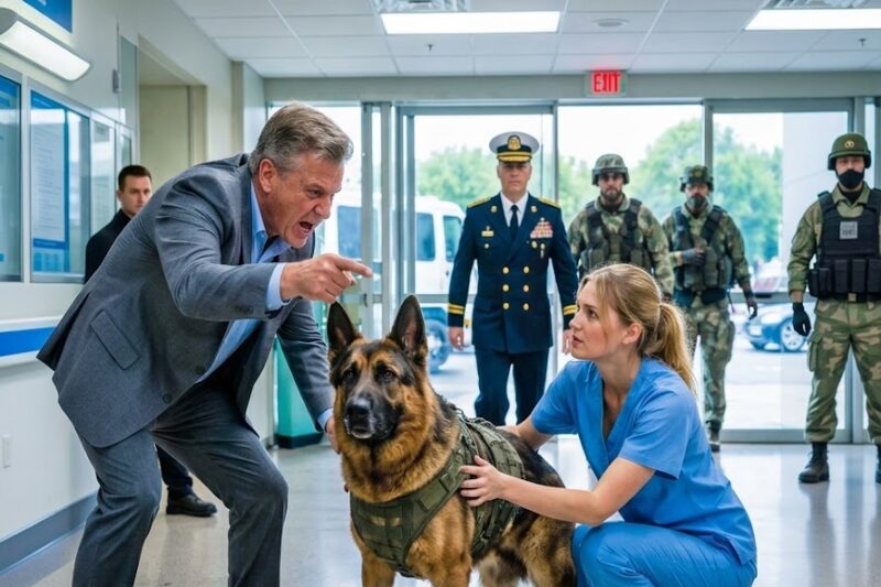 Rookie Nurse Fired for Helping a Veteran’s K9 Dog — Minutes Later, Navy SEALs Stormed the Hospital