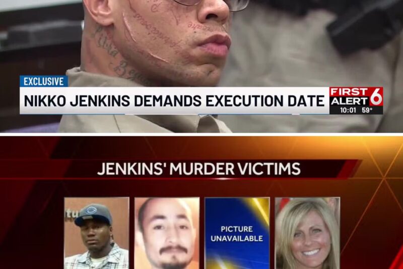 Nebraska to EXECUTE Nikko Jenkins for Brutal 10-Day Killing Spree.NO MERCY, Death Row US…………