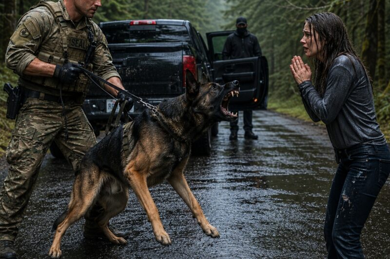 A Young Widow Begged a Navy SEAL for Help—Then His K9 Exposed the Truth She Was Hiding