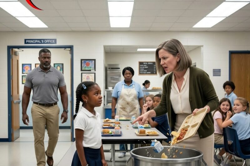 Teacher Dumped Black Girl’s Tray in Trash, Said ‘Eat It From There’ — Her 4 Star General Dad Came In