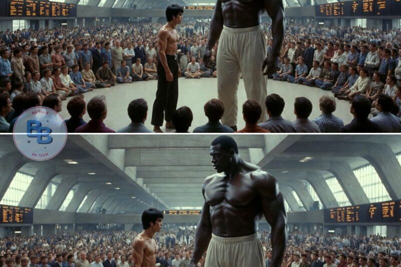 A 2 METER GIANT Mocked Bruce Lee “True Strength Cannot Be Learned From Movies” — 4 Seconds Later