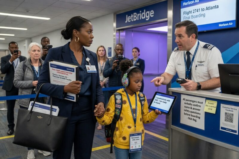 At Gate B42, The Agent Sneered At My Nonverbal Black Daughter: ‘She Speaks Or She Doesn’t Board.’ They Didn’t Realize Who I Was.