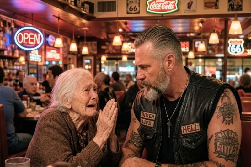 “Please Pretend to Be My Grandson”—85-Year-Old Pleads, Hells Angel Agrees Instantly