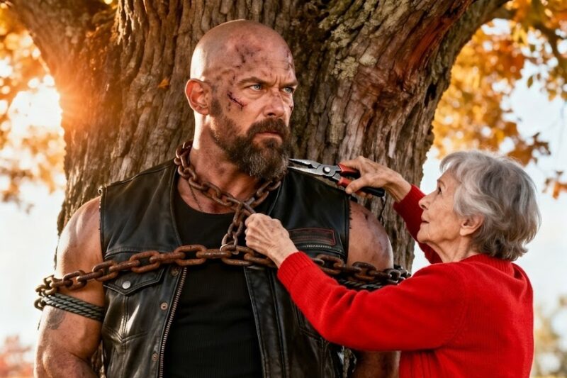 “Help Me!” Elderly Woman Finds Chained Hells Angels — Her Next Move Was Miraculous!