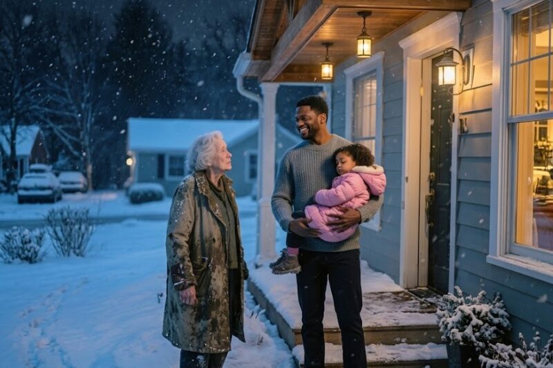 Lost Elderly Woman Strays to a Struggling Single Black Dad’s Door, He Lets Her Stay the Night and…