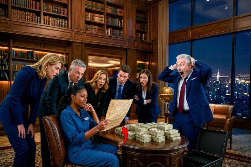 Billionaire Bets $2M Black Janitor Can’t Read French Contract — The Moment She Speaks, He Freezes