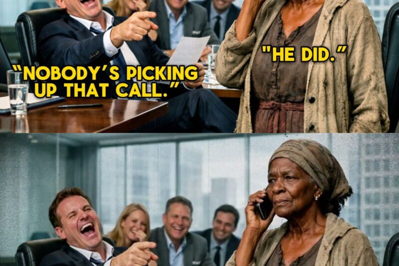 “Call Whoever You Want,” The Millionaire Laughed—Until He Heard Who Was on the Line