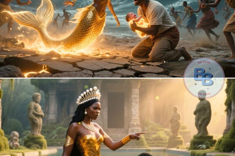 He destroyed the entire village just because he had a child with the mermaid