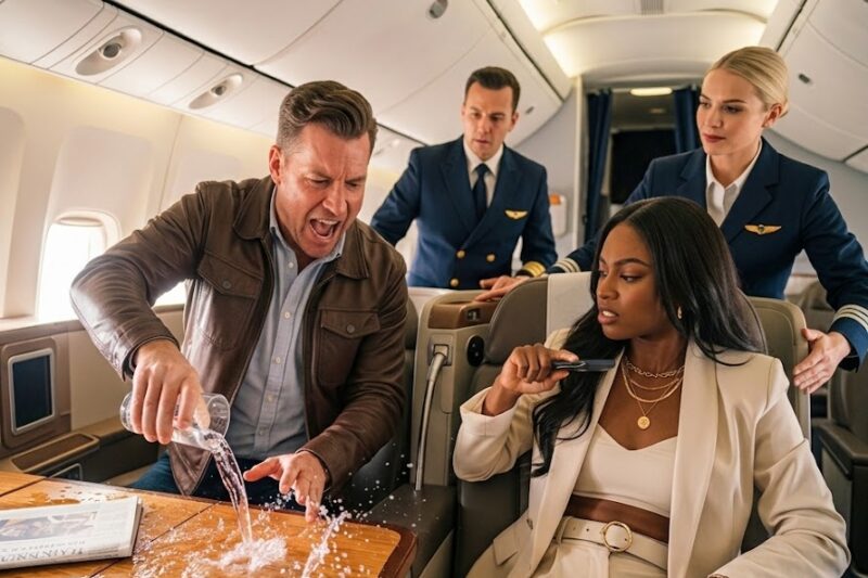 White Passenger Steals Black CEO’s Seat — Moments Later, the Plane Is Forced to Stop
