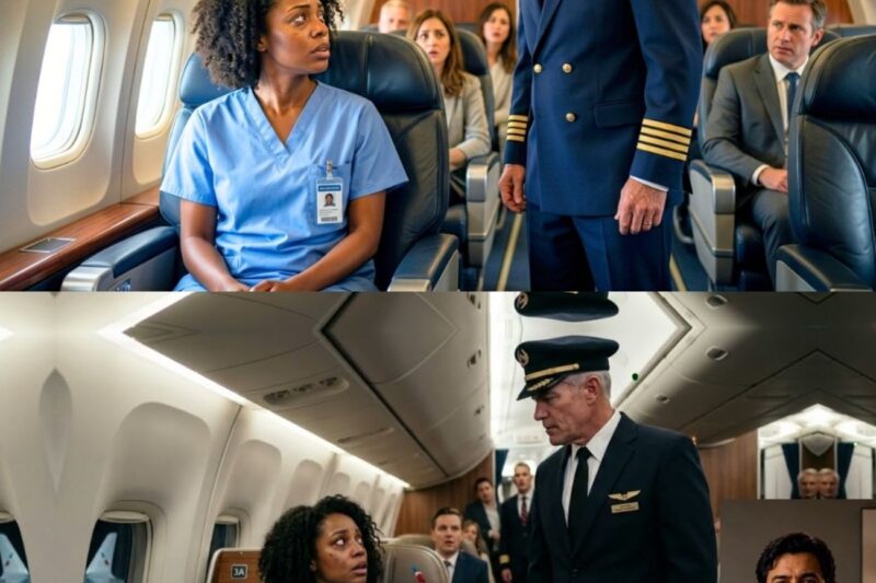 The Pilot Left the Cockpit When He Heard What Was Happening in Row 3 — The Whole Cabin Went Silent.