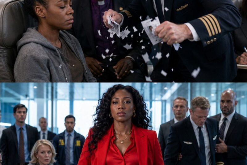 He Tried To Have Me Arrested For Forgery After Tearing Up My Identification And Calling Me “Human Trash” In First Class. Security Locked Me Inside An Airport Interrogation Room, But Seconds Later, One Sentence From Me Made The Officers Turn Their Attention Toward The Pilot Instead.